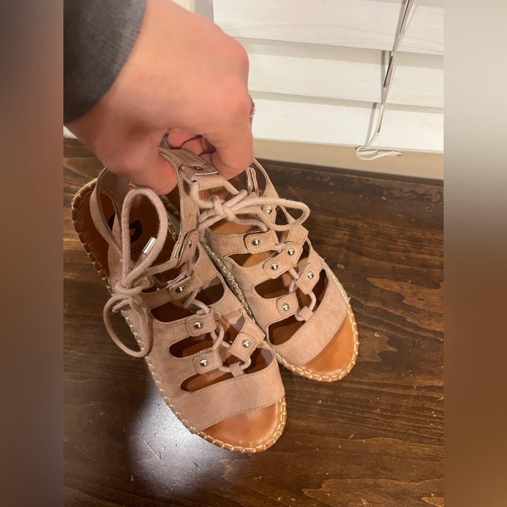 Lave up g by guess blush espadrilles